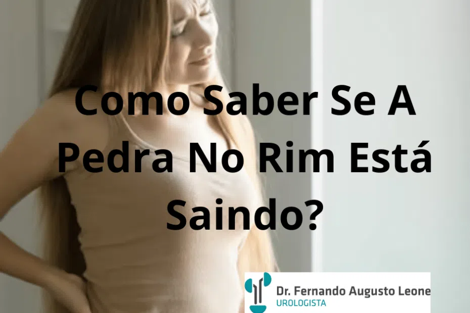 Como Saber Se A Pedra No Rim Está Saindo?