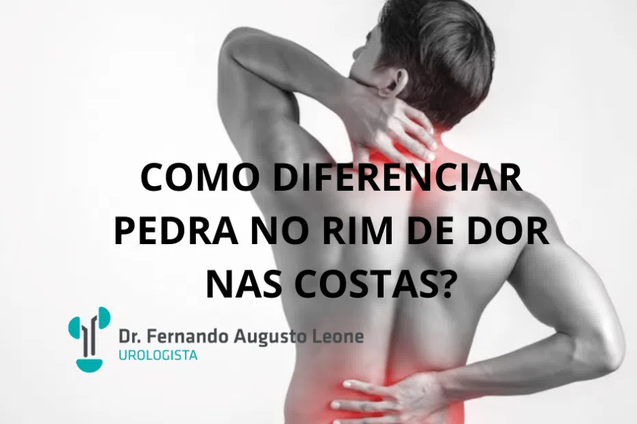 COMO DIFERENCIAR PEDRA NO RIM DE DOR NAS COSTAS?
