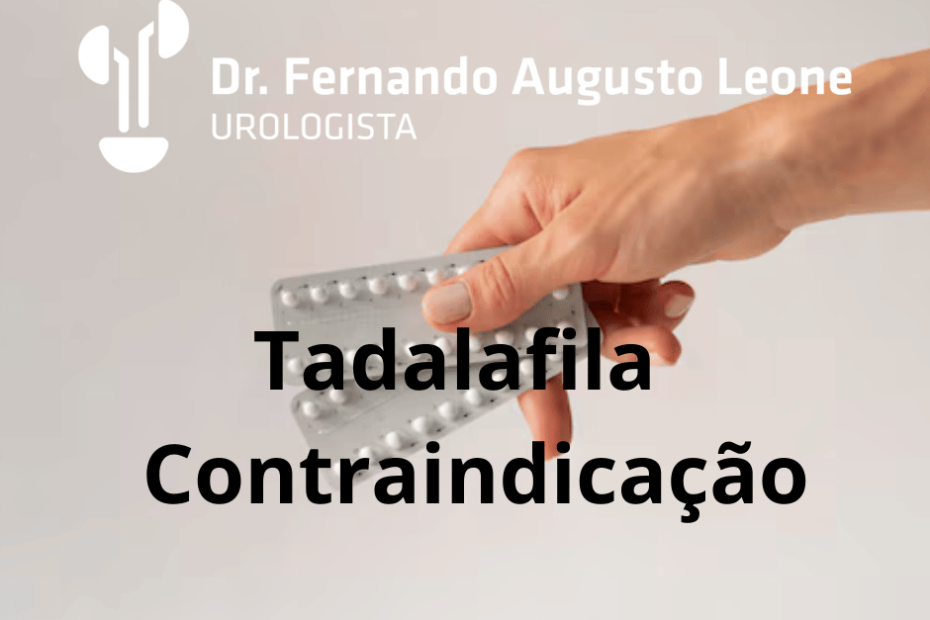 tadalafila contraindicação